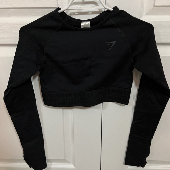 Gym Shark long sleeve shirt | Black | - Picture 2 of 6